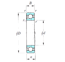 Bearing 7005CPA images