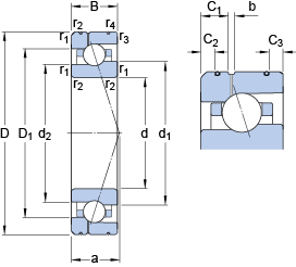 Bearing 7015 CE/HCP4AL1 images