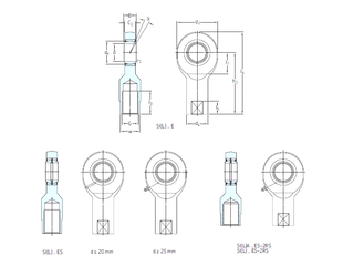 Bearing SIA40ES-2RS images