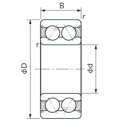 Bearing 5200AZZ images