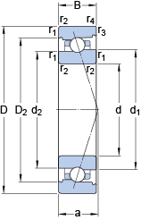 Bearing 7024 CB/HCP4A images