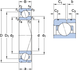 Bearing 71907 CE/HCP4AL images