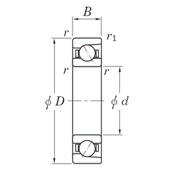 Bearing 3NC 7002 FT images