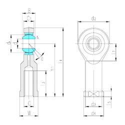 Bearing SI70ET-2RS images