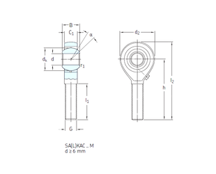 Bearing SAKAC14M images