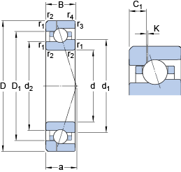 Bearing 7010 ACE/HCP4AH1 images