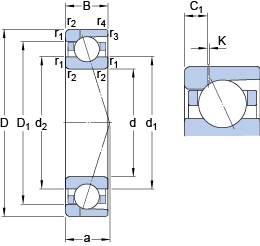 Bearing 71926 CD/P4AH1 images