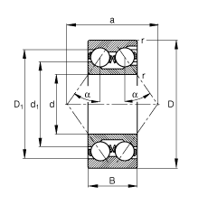 Bearing 3217 images