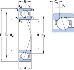 Bearing 71918 ACE/HCP4AH1 images