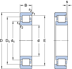 Bearing NF 3084 ECMB images