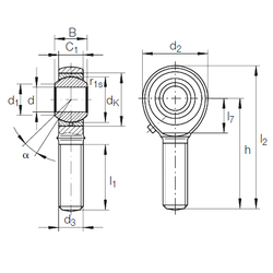 Bearing GAKFL 25 PB images