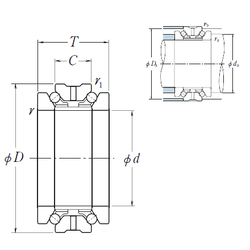 Bearing 105TAC20X+L images