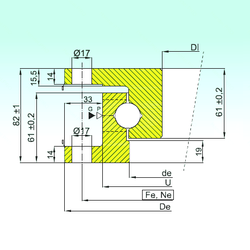 Bearing NK.22.0500.100-1N images