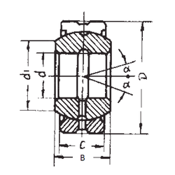 Bearing GEG220ES-2RS images