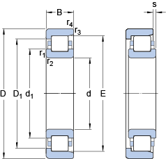 Bearing NF 307 ECP images