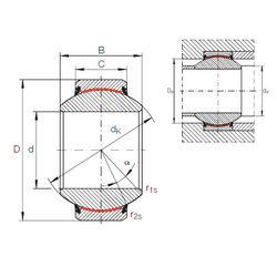 Bearing GE 60 FW-2RS images