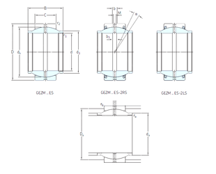 Bearing GEZM112ES-2RS images