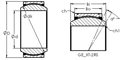 Bearing GEG160XT-2RS images