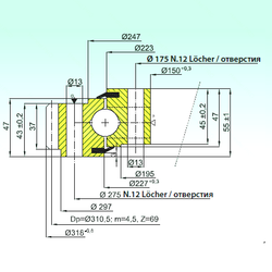 Bearing EB1.22.0225.400-1SPPN images