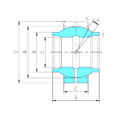 Bearing GEWZ19ES-2RS images