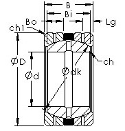 Bearing GEGZ101HS/K images