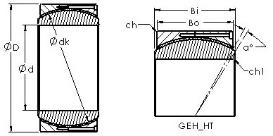 Bearing GEH110HT images