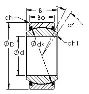 Bearing GEZ25ET-2RS images