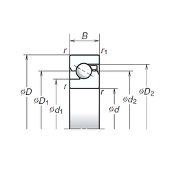 Bearing 15TAC47B images