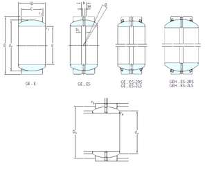 Bearing GE40ES-2LS images