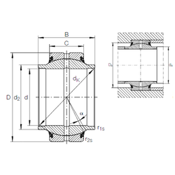 Bearing BLRB365214B-2RS images