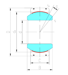 Bearing GE260XT-2RS images