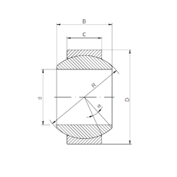 Bearing GE 040 HS-2RS images