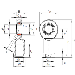 Bearing GIR 40 UK-2RS images