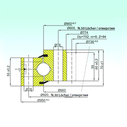 Bearing ZB1.25.0862.200-1SPPN images