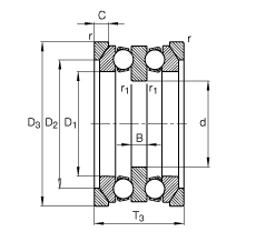 Bearing 54206 + U206 images