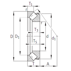 Bearing 29317-E1 images