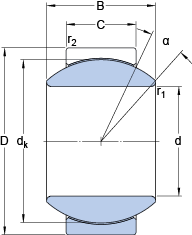 Bearing GEH 17 C images