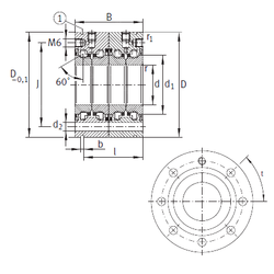 Bearing ZKLF2575-2RS-2AP images