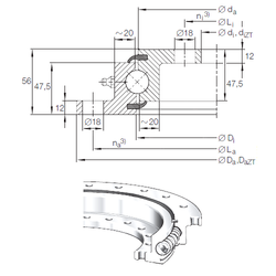 Bearing VLU 20 0644 images