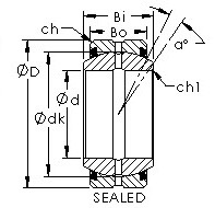 Bearing GEZ190ES-2RS images