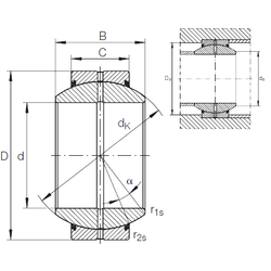 Bearing GE 100 FO-2RS images