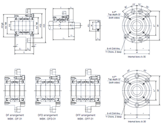 Bearing WBK17DF-31 images