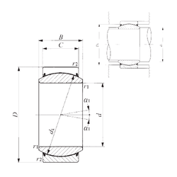 Bearing GE 60EC-2RS images