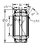 Bearing GEK45XS-2RS images