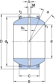 Bearing GEZH 304 ES-2LS images