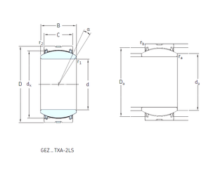 Bearing GEZ312TXE-2LS images