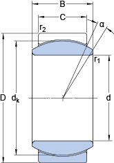 Bearing GE 12 C images