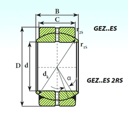 Bearing GEZ 44 ES 2RS images