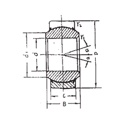 Bearing GEEM40ES-2RS images