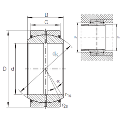 Bearing GE 280 DO-2RS images